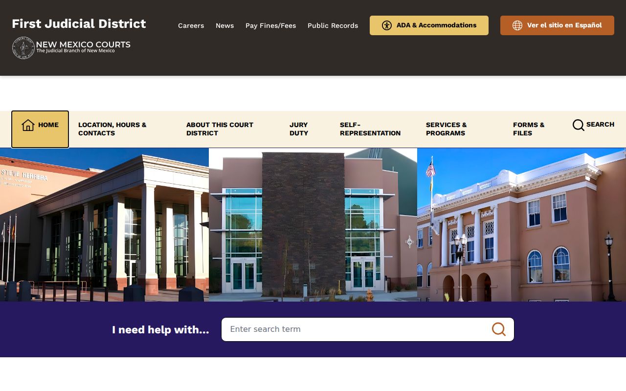 Santa Fe residents directory First Judicial District Court source